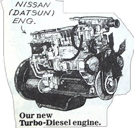 International Scout Motor Nissan turbocharged diesel 1980 IMGP7011