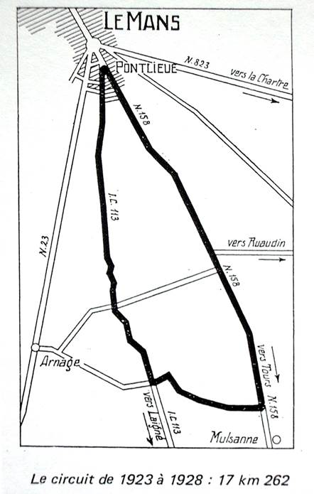 La Sarthe 17,162 Km Le Mans 1923-1928 IMGP7930
