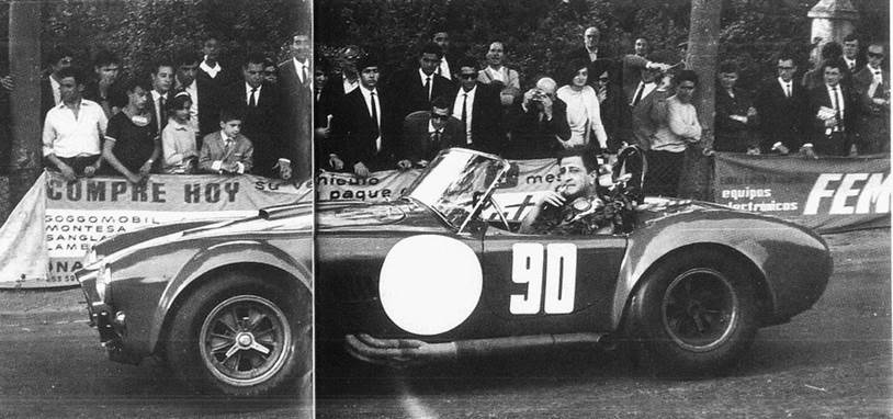 Paco GODIA acaba de ganar el Trofeo Juan Jover 1965 (archivo Motor Clásico)