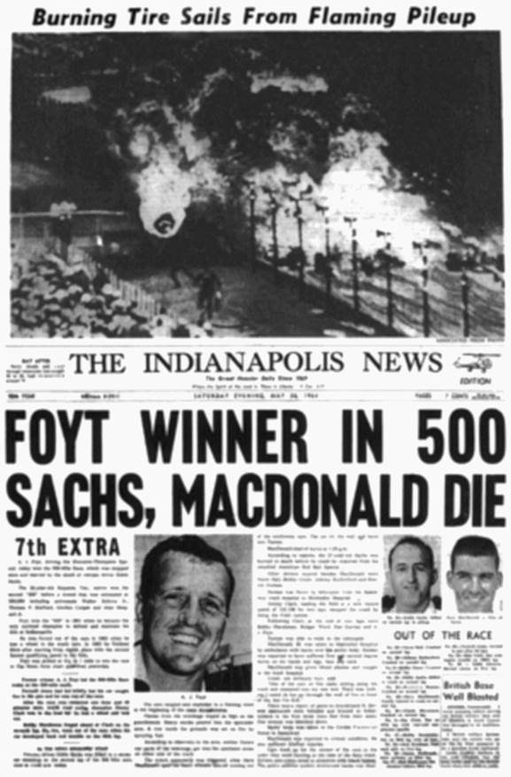 SACHS Indy500 1964 (The Indianapolis News)