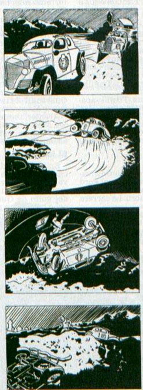 accidente Fangio-Urrutia en comic (Engels)