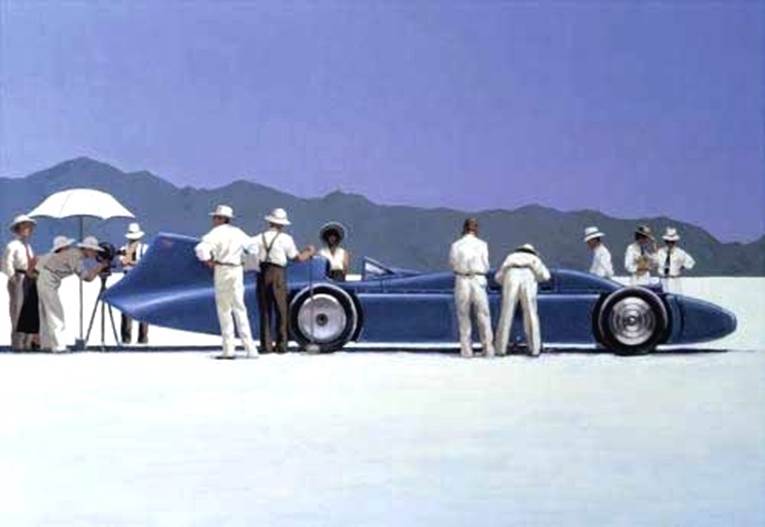 campbell - BLUEBIRD v Vettriano, Jack - bluebird-at-bonneville (Lali 290906)