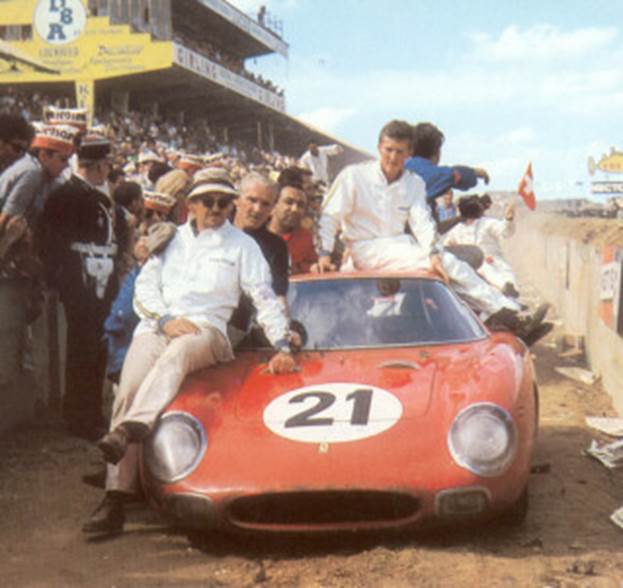 Le Mans victory lane