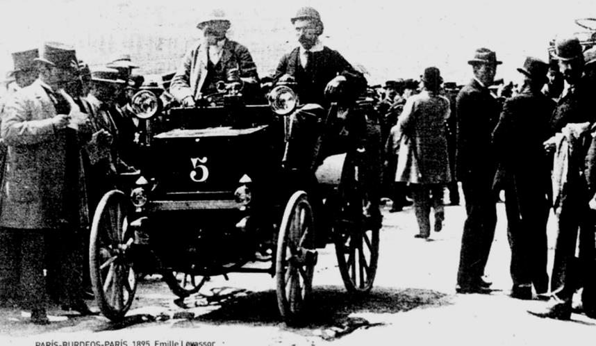 LEVASSOR y Hourgières Paris-Budeos-París 1895 (Gus-Autopista)